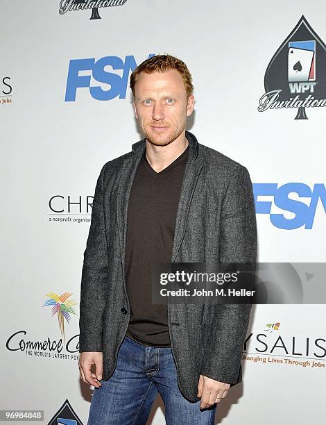 Actor Kevin McKidd attends the 8th Annual World Poker Tour Invitational at Commerce Casino on February 20, 2010 in City of Commerce, California.