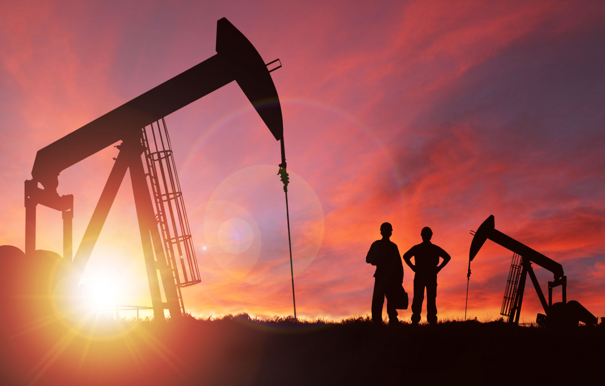 oil field
