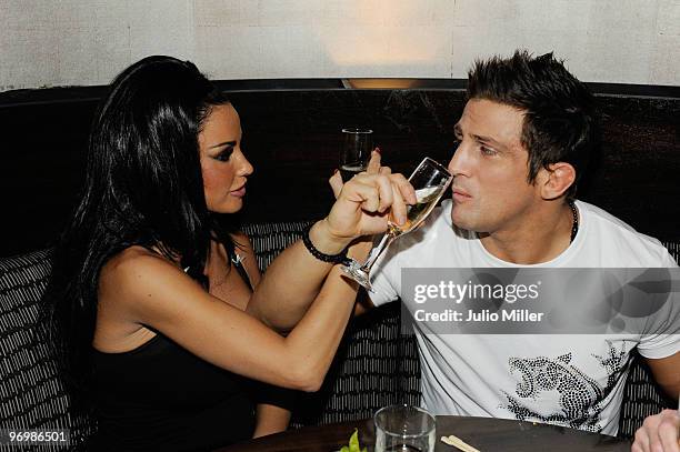 Katie Price and Alex Reid sighted celebrating on their honeymoon at Planet Hollywood on February 4, 2010 in Las Vegas, Nevada.