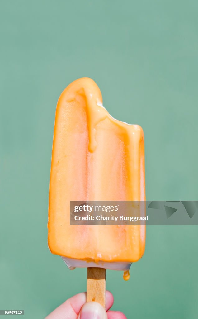 Melting Orange Popsicle