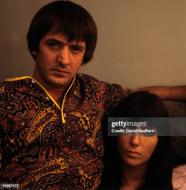 American couple Sonny Bono and Cher in 1965.