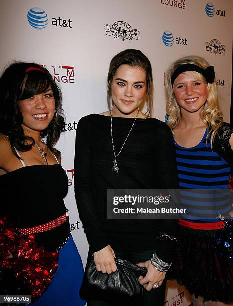 Actress Nadine Crocker attends The Film Lounge at House of Hype on January 24, 2010 in Park City, Utah.