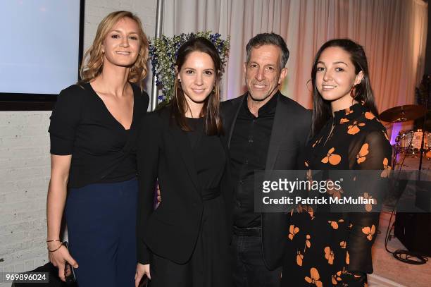 Amanda Cole, Emily Cole, Kenneth Cole and Katie Cole attend the HELP USA Heroes Awards Gala at the Garage on June 4, 2018 in New York City.