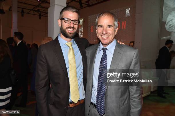 Steve Mott and Jeffrey Sachs attend the HELP USA Heroes Awards Gala at the Garage on June 4, 2018 in New York City.