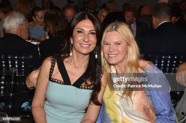 Nazee Moinian and Avis Richards attend the HELP USA Heroes Awards Gala at the Garage on June 4, 2018 in New York City.