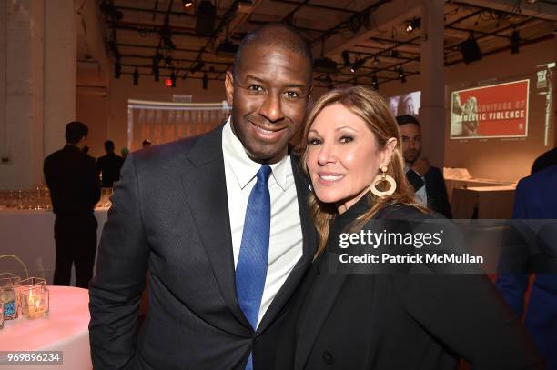 Andrew Gillum and Maria Cuomo Cole attend the HELP USA Heroes Awards Gala at the Garage on June 4, 2018 in New York City.