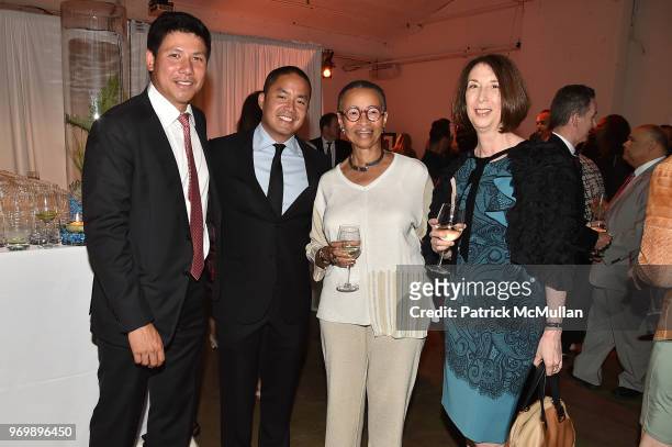 Jonathan Chu, Preeti Sriratana, Reese Fayde and Randi MacColl attend the HELP USA Heroes Awards Gala at the Garage on June 4, 2018 in New York City.
