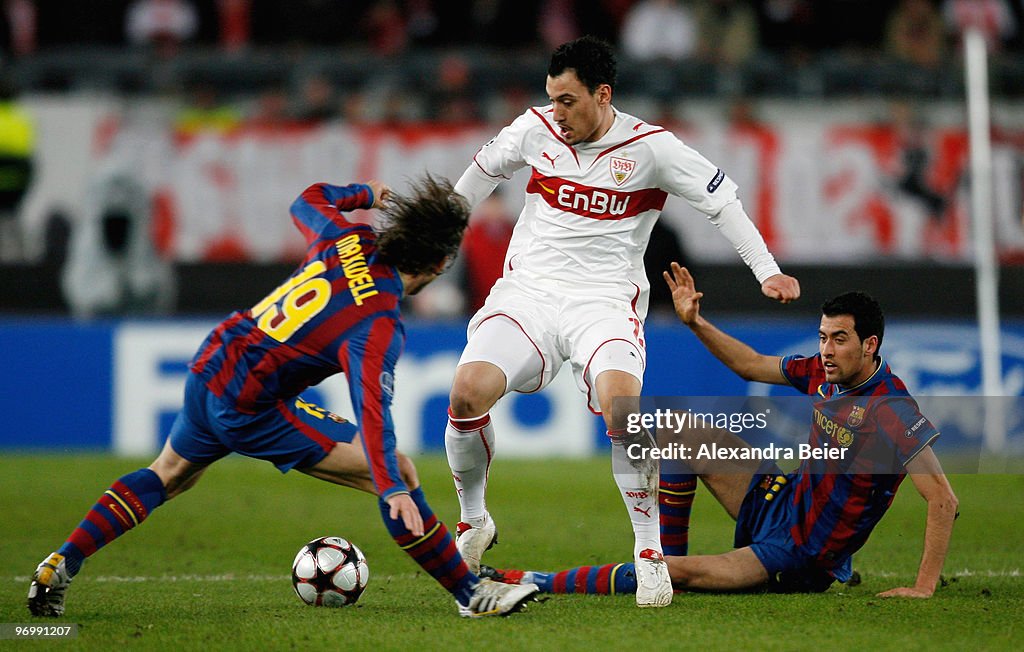 VfB Stuttgart v FC Barcelona - UEFA Champions League