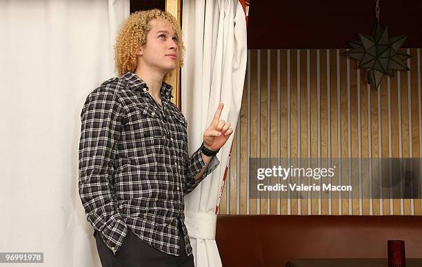 American Idol Contestant Chris Golightly attends his press conference on February 23, 2010 in Los Angeles, California.
