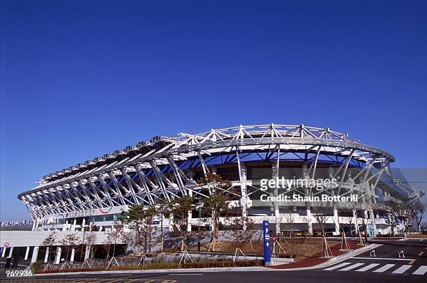 General view of the Taejon World Cup Stadium which will be one of the venues for the FIFA World Cup Finals 2002 in Taejon, Korea. \ Mandatory Credit:...