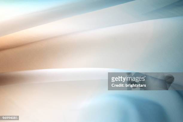 graduated silk from brown to blue - tulle stock pictures, royalty-free photos & images