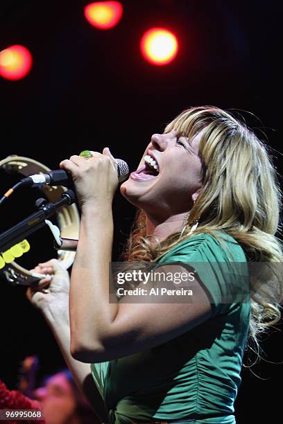 Musician Grace Potter of the band Grace Potter and the Nocturnals perform during the 31st Celebrate Brooklyn Summer Season at the Prospect Park...