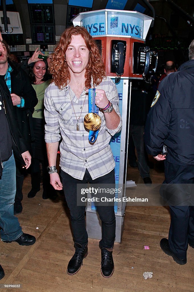 Shaun White Rings The NYSE Closing Bell