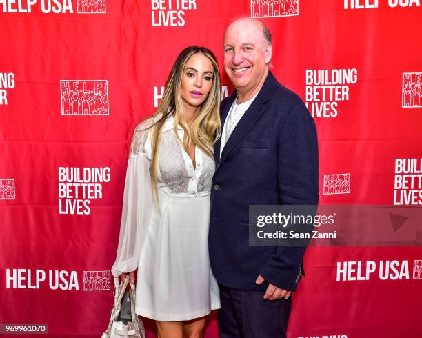 Brooke Schonfeld and Steven Schonfeld attend HELP USA Heroes Awards Gala at the Garage on June 4, 2018 in New York City.