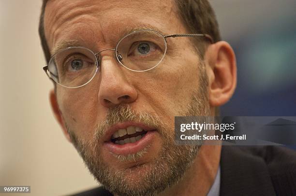 Congressional Budget Office Director Douglas W. Elmendorf during the House-Senate Joint Economic Committee hearing on "The Road to Economic Recovery:...