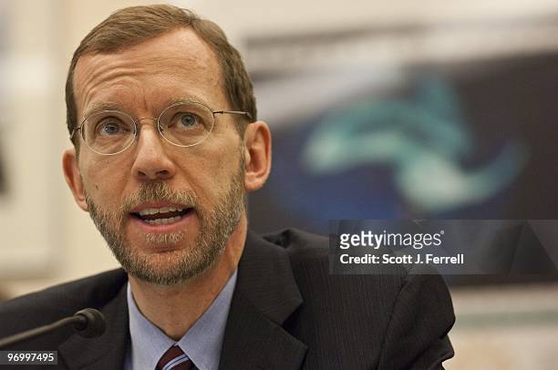 Congressional Budget Office Director Douglas W. Elmendorf during the House-Senate Joint Economic Committee hearing on "The Road to Economic Recovery:...