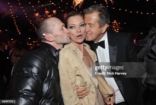 Guest, Kate Moss and Mario Testino attend the Love Ball London hosted by Natalia Vodianova and Harper's Bazaar as part of London Fashion Week...