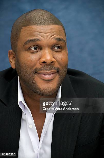 Executive Producer Tyler Perry at the "Precious" press conference at the Four Seasons Hotel on September 13, 2009 in Toronto, Canada.