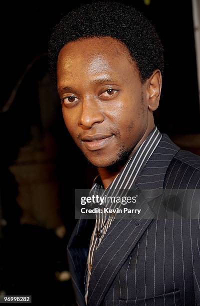 Actor Edi Gathegi arrives at the Somaly Mam Foundation's 2nd annual Los Angeles Gala held at a private residence on September 29, 2009 in Beverly...