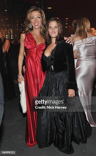 Heather Kerzner and Tracey Emin attend the Love Ball London hosted by Natalia Vodianova and Harper's Bazaar as part of London Fashion Week...