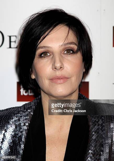 Singer Sharleen Spiteri attends the Love Ball London at the Roundhouse on February 23, 2010 in London, England. The event was hosted by Russian model...