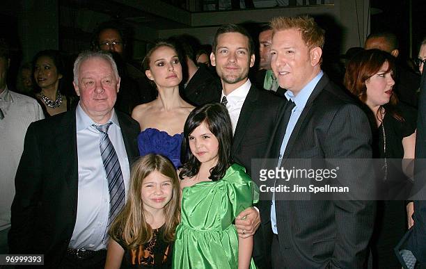 Director Jim Sheridan, Taylor Geare, Bailee Madison, Actor Tobey Maguire, Natalie Portman and Executive Producer Ryan Kavanaugh attend the Cinema...
