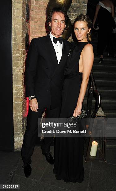 Tim and Malin Jeffries arrive at the Love Ball London, at the Roundhouse on February 23, 2010 in London, England.