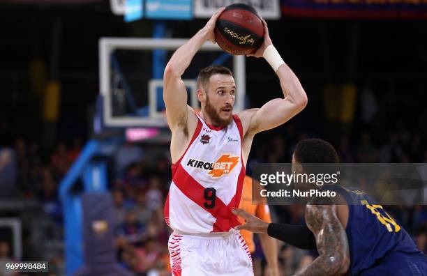 Marcelinho Huertas during the match between FC Barcelona and Baskonia corresponding to the semifinals of the Liga Endesa, on 08th June in Barcelona,...