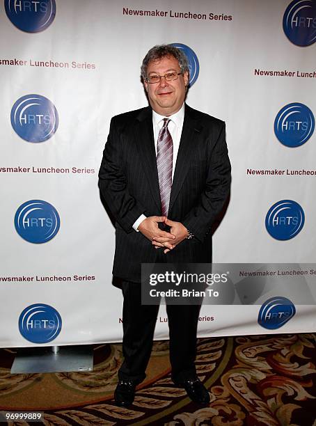 Steve Koonin, President, Turner Entertainment Networks, attends the Hollywood Radio and Television Society's cable chiefs newsmaker luncheon at the...