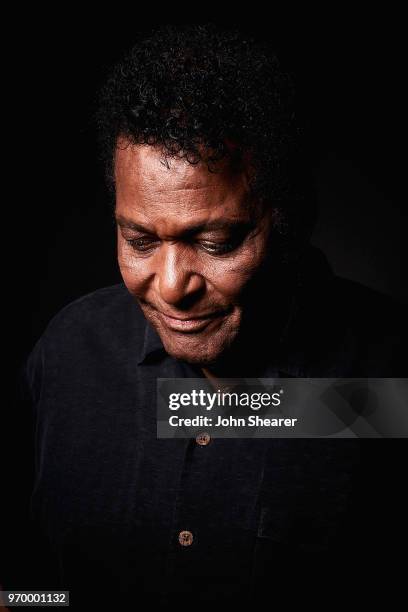 Musical artist Charley Pride poses in the portrait studio at the 2018 CMA Music Festival at Nissan Stadium on June 8, 2018 in Nashville, Tennessee.