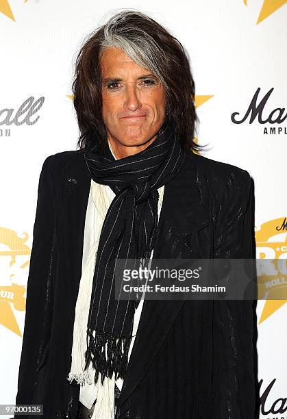 Joe Perry attends the Classic Rock Roll of Honour at Park Lane Hotel on November 2, 2009 in London, England.