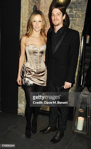 Jesse and Tilly Wood arrive at the Love Ball London, at the Roundhouse on February 23, 2010 in London, England.