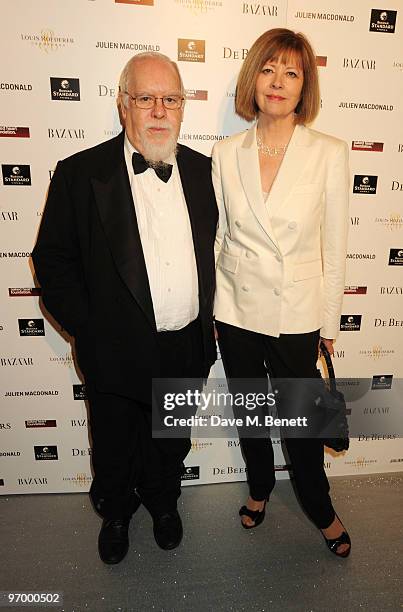 Sir Peter Blake arrives at the Love Ball London, at the Roundhouse on February 23, 2010 in London, England.