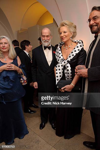 Prince Michael of Kent and Pricess Michael of Kent attend the Royal Rajasthan charity Gala on November 9, 2009 in London, England.