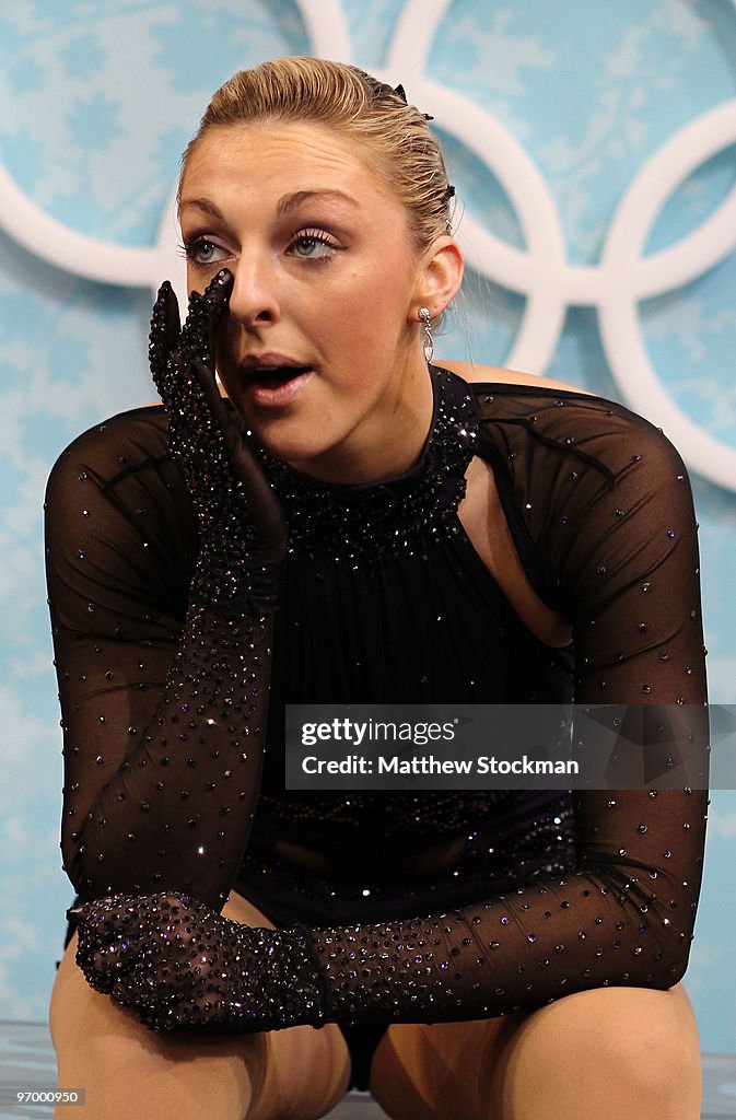 Jenna McCorkell of Great Britain and Northern Ireland looks dejected