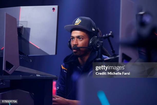 Tifeworld of Jazz Gaming against Celtics Crossover Gaming during the NBA 2K League Mid Season Tournament on June 8, 2018 at the NBA 2K League Studio...