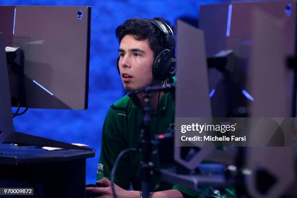 ProFusion of Celtics Crossover Gaming against Jazz Gaming during the NBA 2K League Mid Season Tournament on June 8, 2018 at the NBA 2K League Studio...