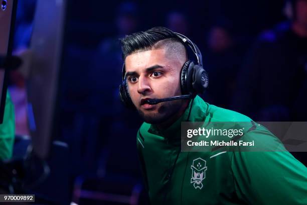 Mel East of Celtics Crossover Gaming against Jazz Gaming during the NBA 2K League Mid Season Tournament on June 8, 2018 at the NBA 2K League Studio...