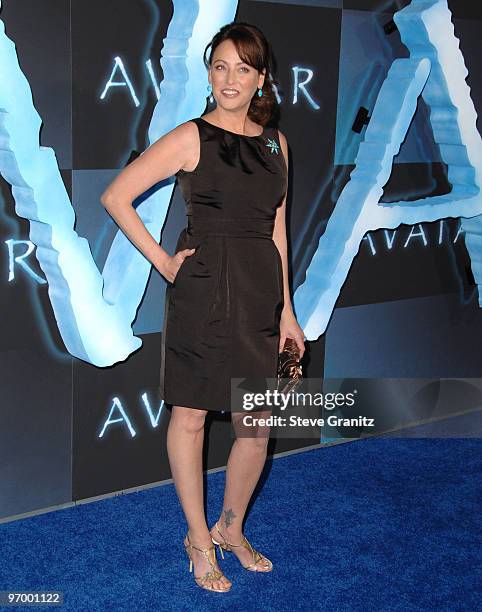 Virginia Madsen attends the Los Angeles premiere of "Avatar" at Grauman's Chinese Theatre on December 16, 2009 in Hollywood, California.