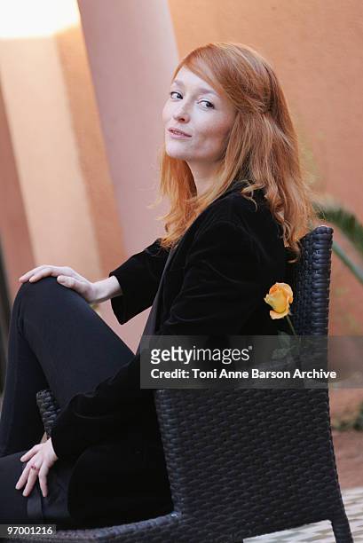 Audrey Marnay attends photocall on December 6, 2009 in Marrakech, Morocco.