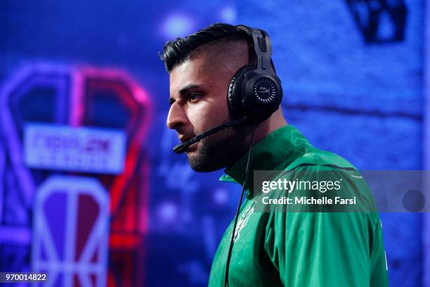 Mel East of Celtics Crossover Gaming against Jazz Gaming during the NBA 2K League Mid Season Tournament on June 8, 2018 at the NBA 2K League Studio...