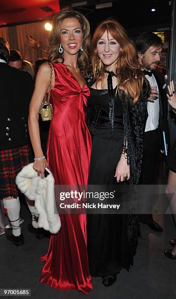 Heather Kerzner and Camilla Lowther attend the Love Ball London hosted by Natalia Vodianova and Harper's Bazaar as part of London Fashion Week...
