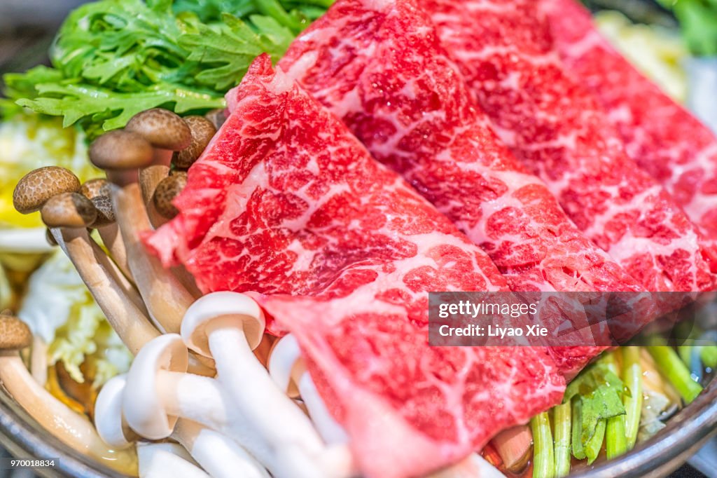 Japanese hotpot, Sukiyaki