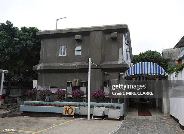 HongKong-people-BruceLee,FEATURE, by Peter Brieger This photo taken on December 14, 2009 shows the former residence of kung fu star Bruce Lee in Hong...