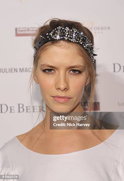 Elena Lebedev attends the Love Ball London hosted by Natalia Vodianova and Harper's Bazaar as part of London Fashion Week Autumn/Winter 2010 in aid...