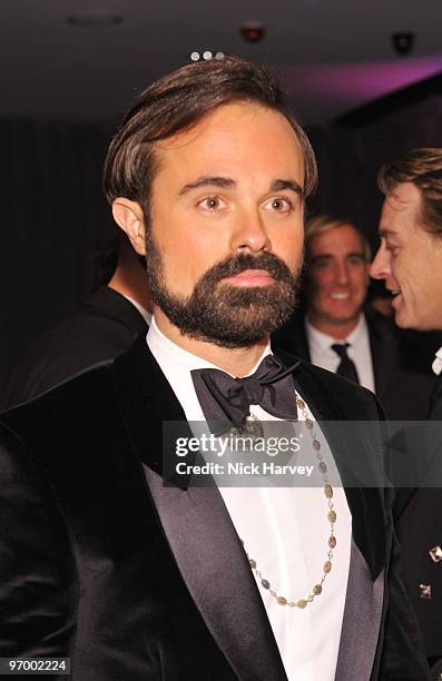 Evgeny Lebedev attends the Love Ball London hosted by Natalia Vodianova and Harper's Bazaar as part of London Fashion Week Autumn/Winter 2010 in aid...