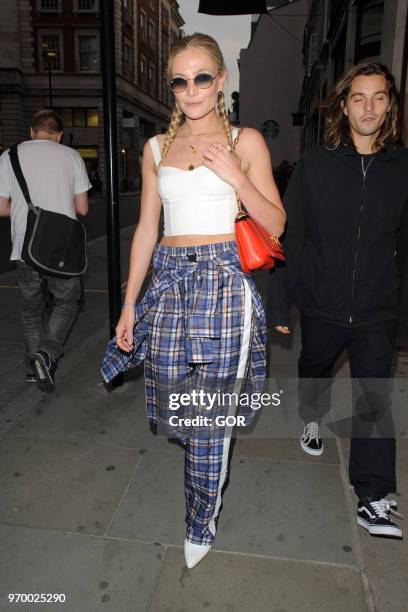 Clara Paget attending Burberry Party LFWM on June 8, 2018 in London, England.