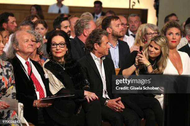 Nana Mouskouri and her husband Andre Chapelle and Peter Maffay and his girlfriend Hendrikje Balsmeyer during the European Culture Awards TAURUS 2018...