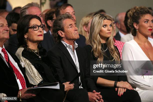 Nana Mouskouri and her husband Andre Chapelle and Peter Maffay and his girlfriend Hendrikje Balsmeyer during the European Culture Awards TAURUS 2018...