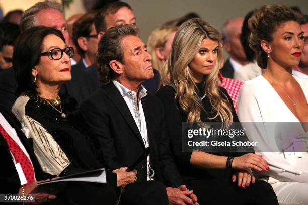 Nana Mouskouri and her husband Andre Chapelle and Peter Maffay and his girlfriend Hendrikje Balsmeyer during the European Culture Awards TAURUS 2018...